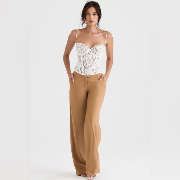 House of CB Cameron Caramel Relaxed Tailored Trousers 🤍 - Picture 3 of 10